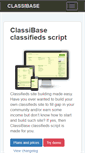 Mobile Screenshot of classibase.com